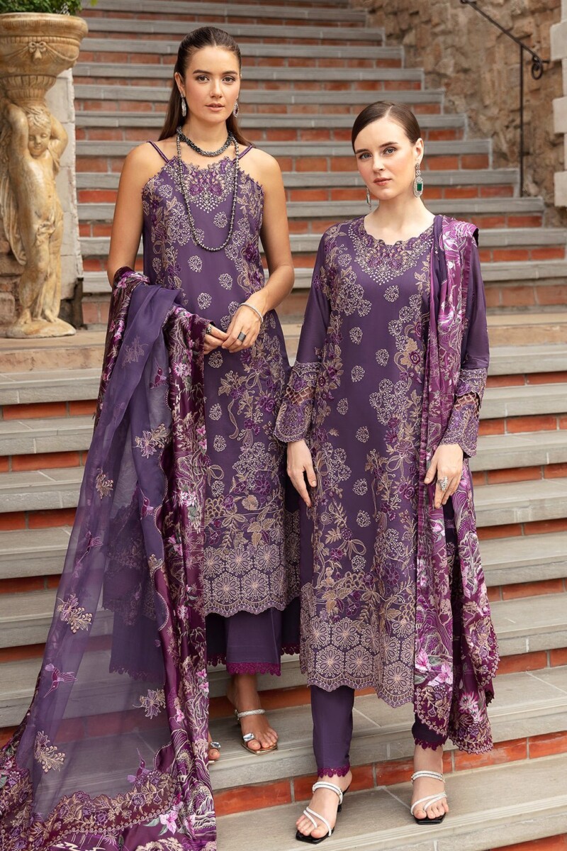 product Ramsha Embroidered Lawn Z-807 3 Piece Suit Cultural Outfit 2024