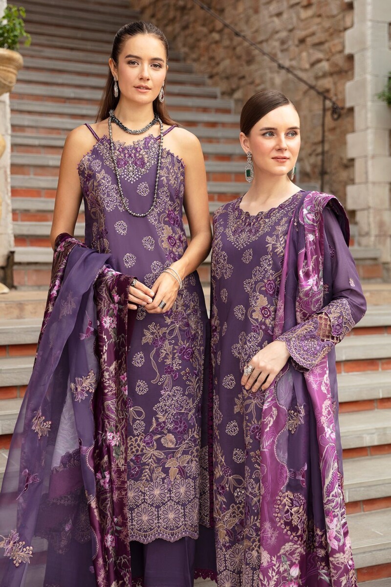 product Ramsha Embroidered Lawn Z-807 3 Piece Suit Cultural Outfit 2024