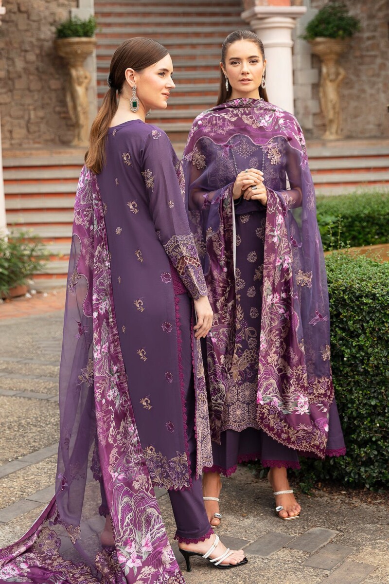 product Ramsha Embroidered Lawn Z-807 3 Piece Suit Cultural Outfit 2024