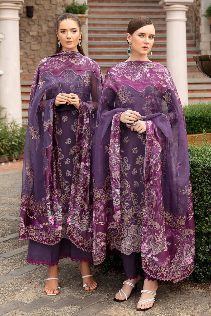 product Ramsha Embroidered Lawn Z-807 3 Piece Suit Cultural Outfit 2024