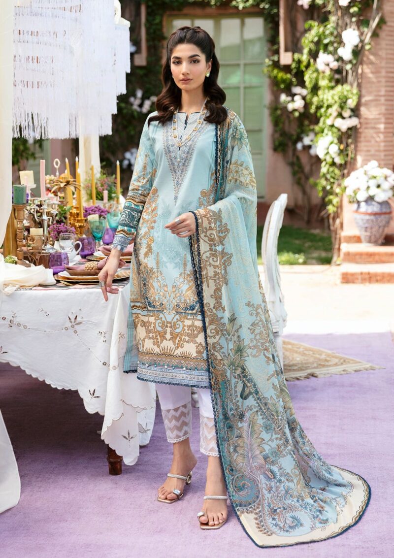 Gulaal Summer Glow Gg24 03 Esmeray Lawn Collection