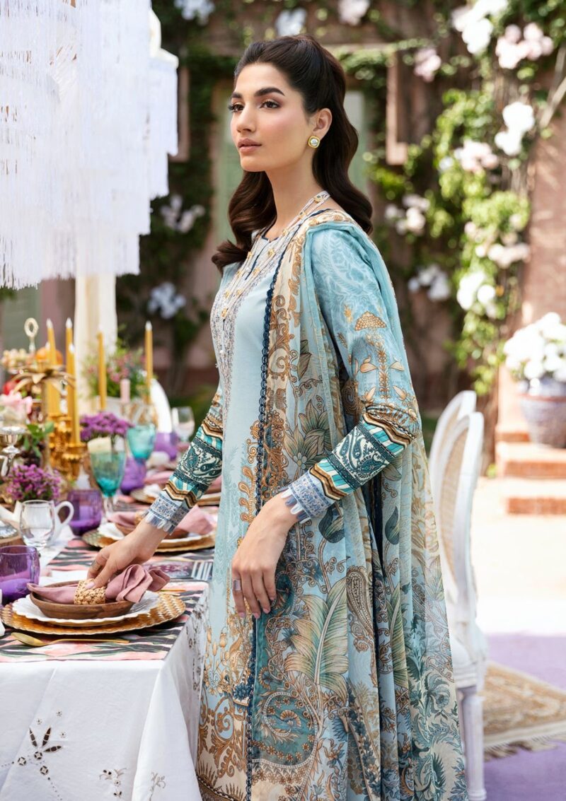 Gulaal Summer Glow Gg24 03 Esmeray Lawn Collection