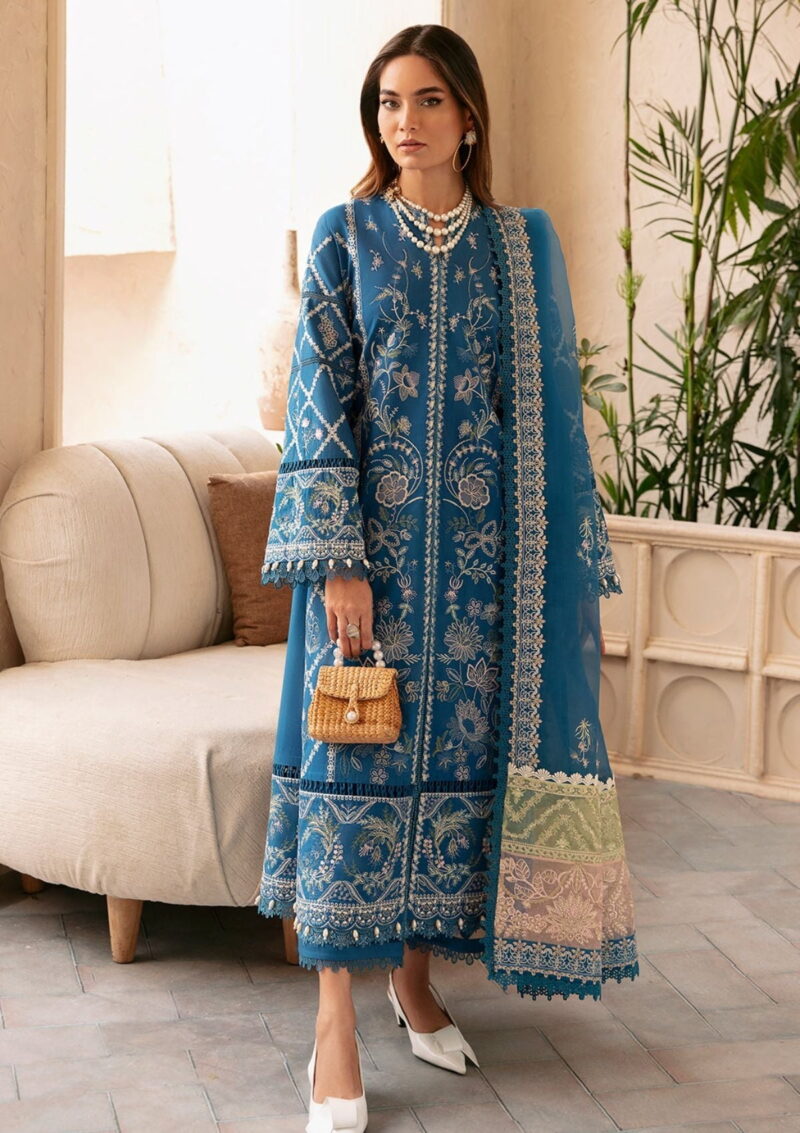 Afrozeh D 06 Amelia Cascade Lawn Collection