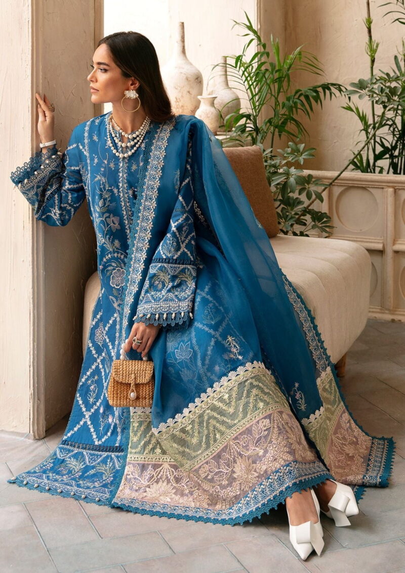 Afrozeh D 06 Amelia Cascade Lawn Collection