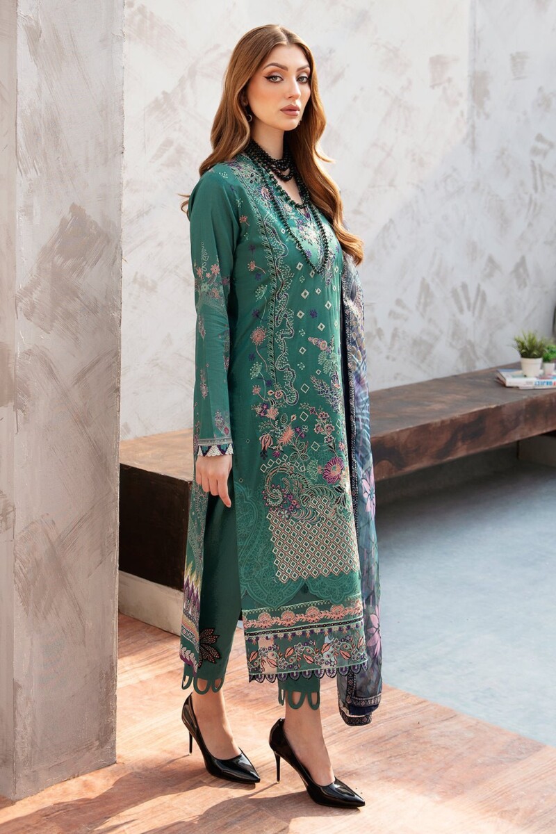 product Ramsha Embroidered Lawn L-901 3 Piece Suit Cultural Outfit 2024