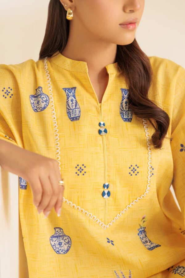 Bonanza Satrangi Yellow Lawn 2 Piece 1S24B2P213 Co Ord Sets