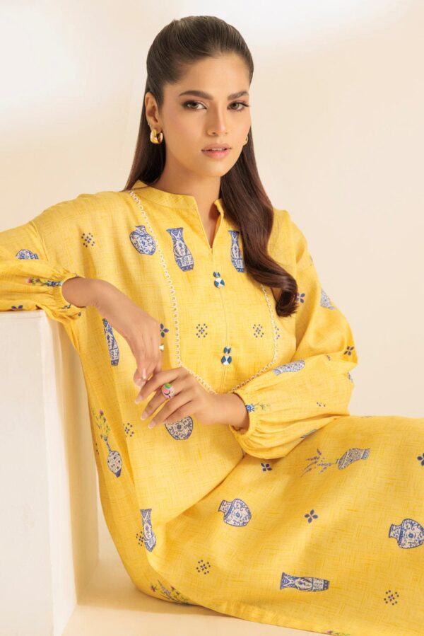 Bonanza Satrangi Yellow Lawn 2 Piece 1S24B2P213 Co Ord Sets