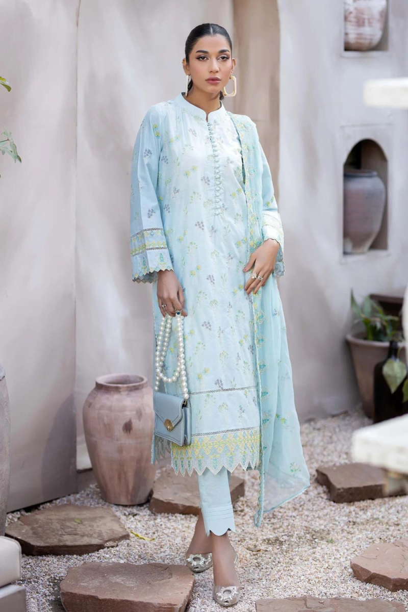 product Adan Libas Embroidered Lawn 5844 3 Piece Suit Cultural Outfit 2024