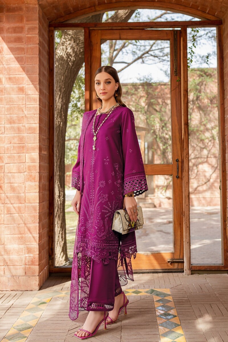 Farasha Viola Embroidered Lawn Ss 24