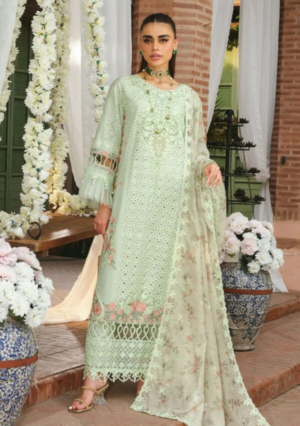 Paras By Pasha La Gardenia PG24 06 Blissful Breeze Lawn Collection 24