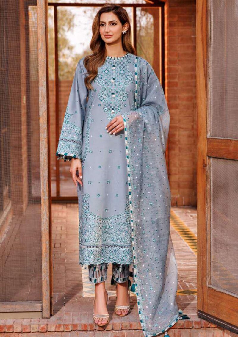 Farasha Dastoor Fd24 05 Pearl Mist Lawn Collection