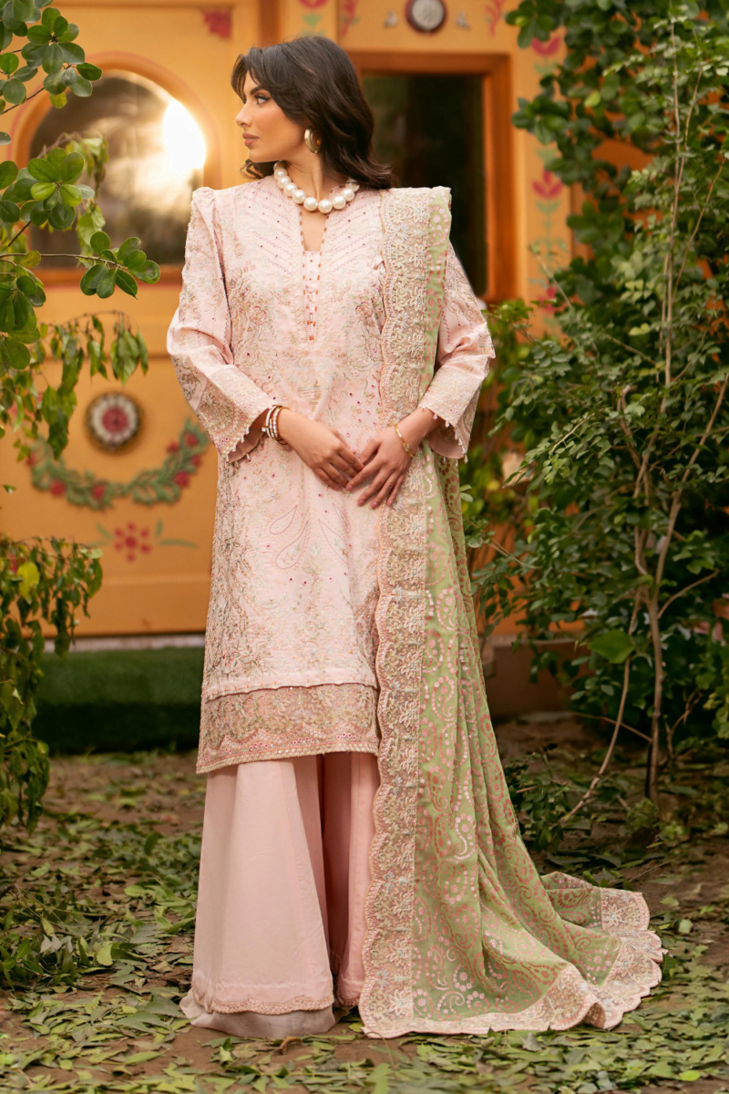 product Maryum N Maria Embroidered Lawn Ms24-558 3 Piece Suit Cultural Outfit 2024