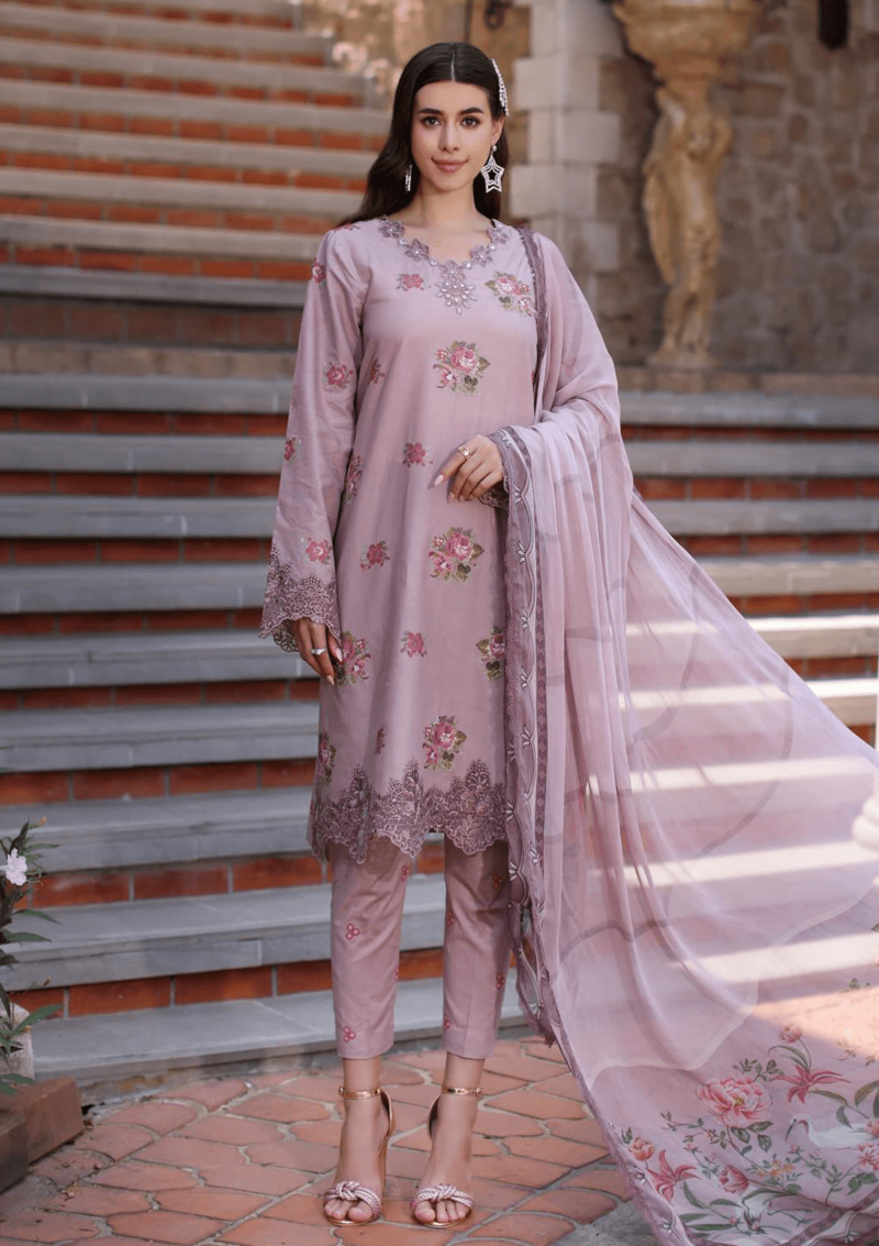 Noor By Saadia Asad Eid Luxe Printkari NL24 04 Lawn Collection 24