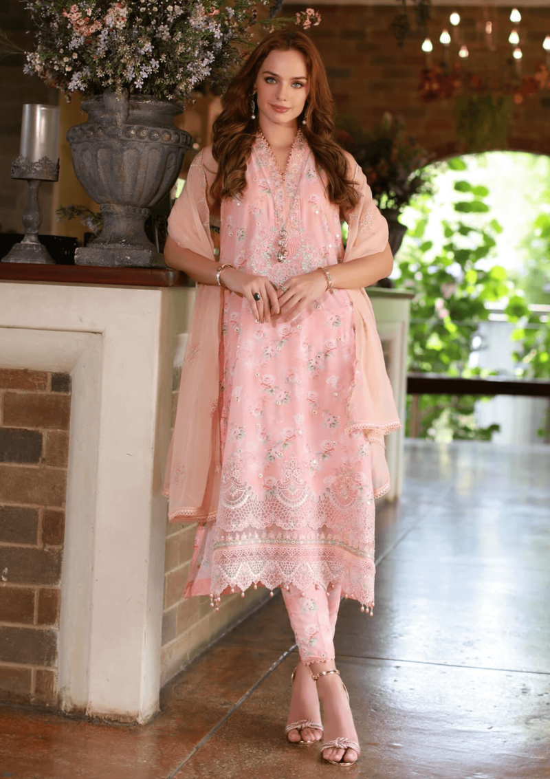 Noor By Saadia Asad Eid Luxe Printkari NL24 01 Lawn Collection 24