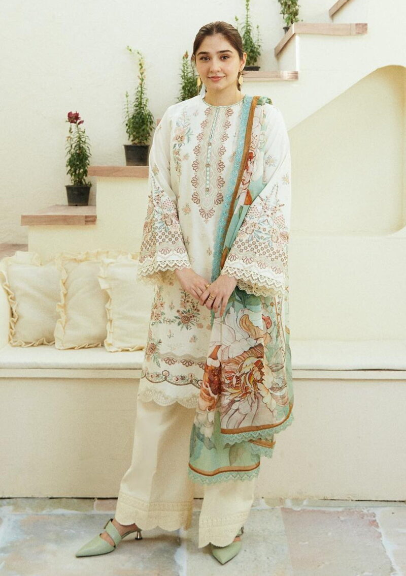 Zara Shahjahan Coco Unstitched 24 Zc 9a Morni Lawn Collection