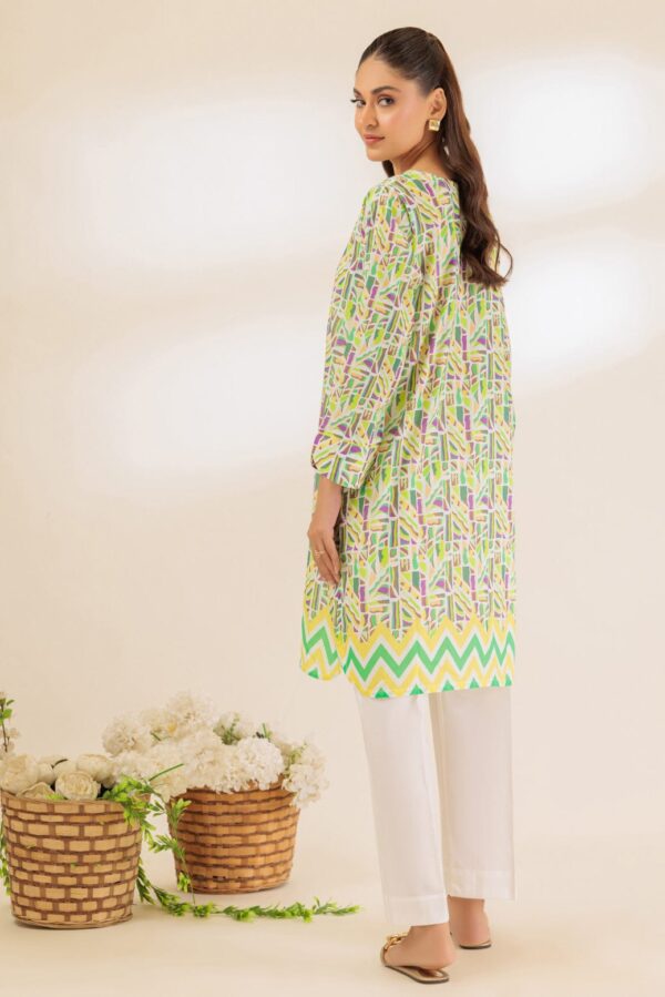 Bonanza Satrangi Green Lawn 2 Piece 2S24A2P273 Co Ord Sets