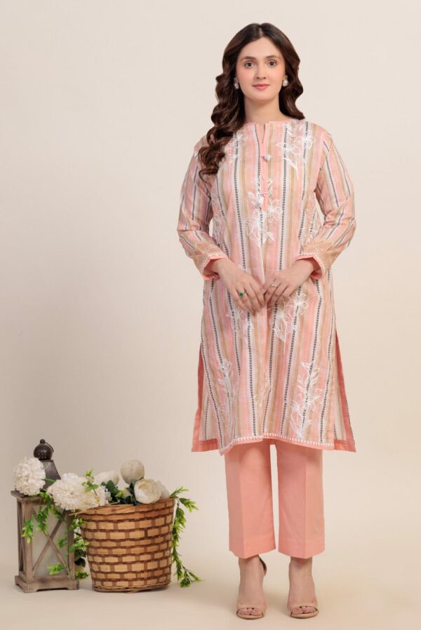 Bonanza Satrangi Pink Lawn 2 Piece 2S24B2P086 Co Ord Sets