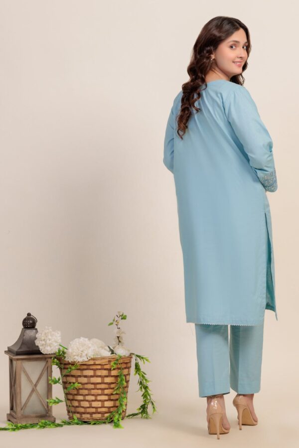 Bonanza Satrangi Sky Blue Cambric 2 Piece 2S24B2P197 Co Ord Sets