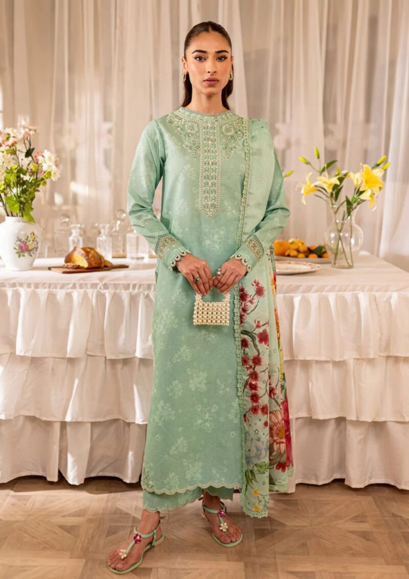 Farasha Seraya FS24 10 SAGE Lawn Collection 24