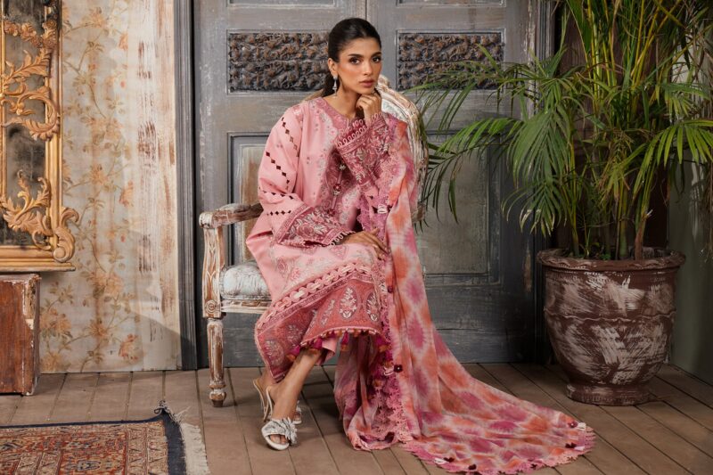 Ethnic Embroidered Suit E0439 203 326 Rozana Unstitched Collection 24 Vol Iii