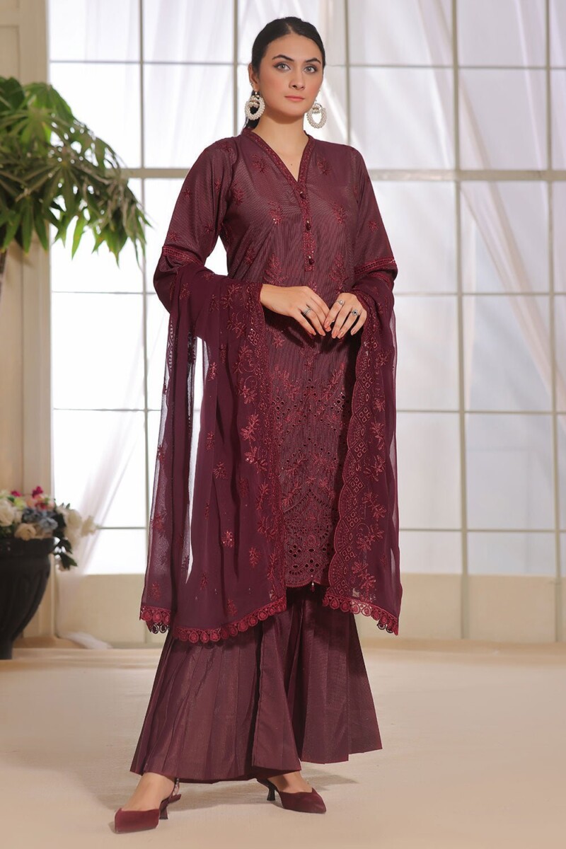 product Safwa Aura Masuri Premium Suc-07 Masuri Premium Embroidered 3pc Collection 2024