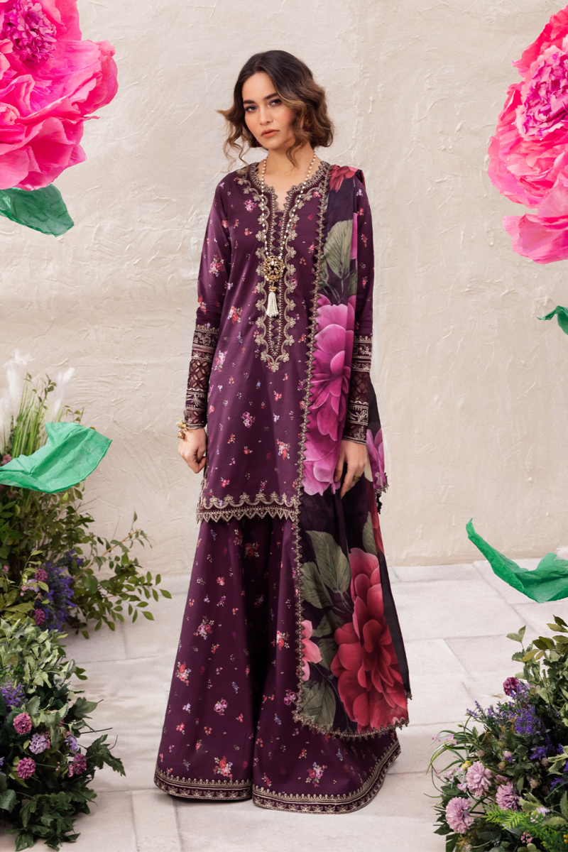 product Iznik Digital Printed Lawn Dl-06 3 Piece Suit Cultural Outfit 2024