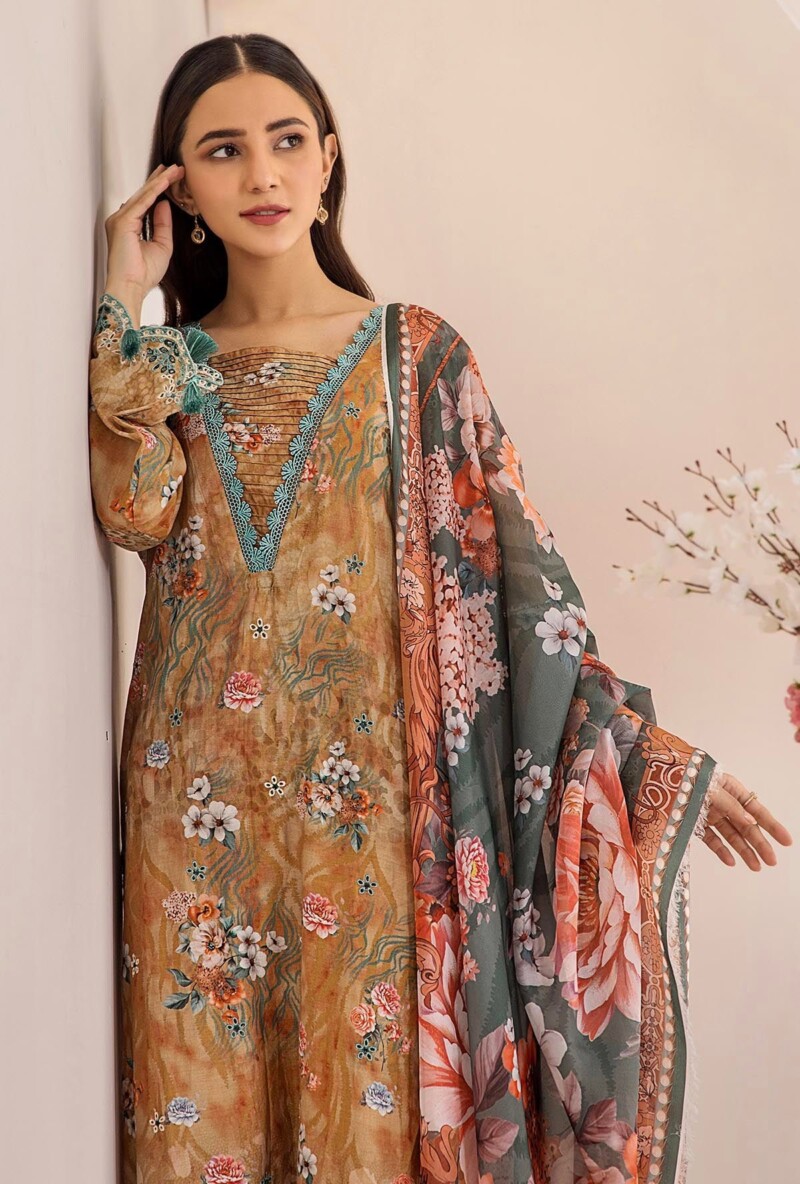 product Adnan Libas Pret 6308 Lawn Collection 2024