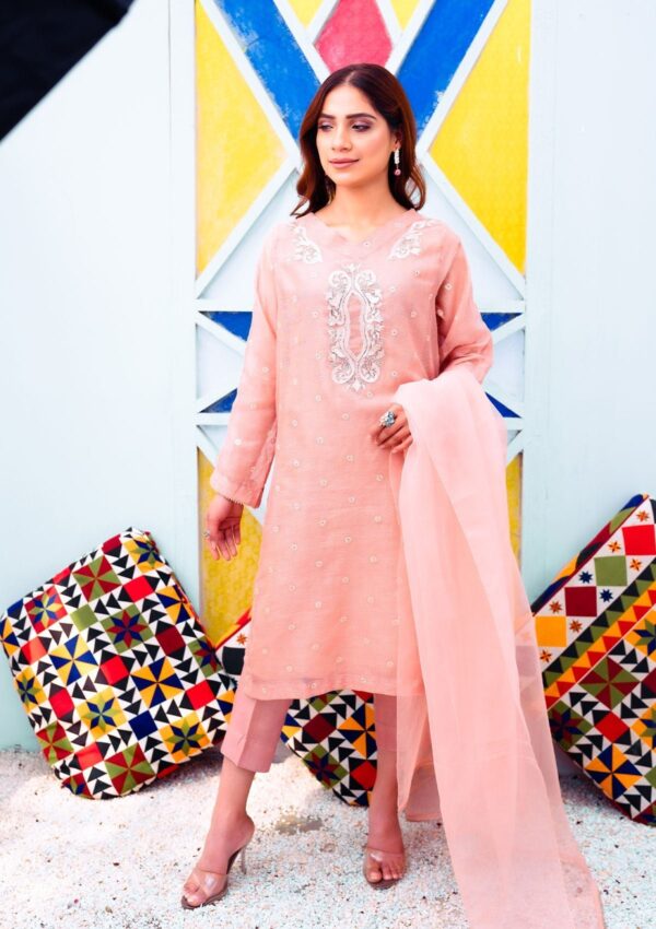 Psk Couture Bahar Berry Punch Pret Collection 24