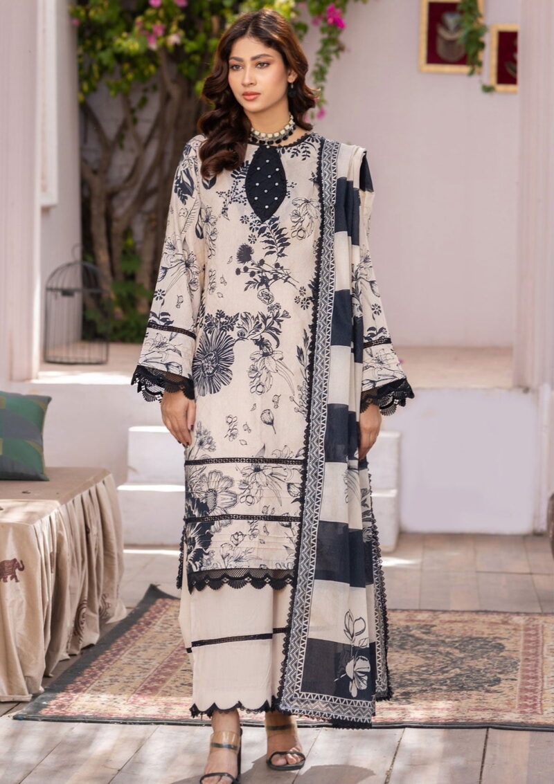 Humdum Rang E Noor Hrn 04 Lawn Collection