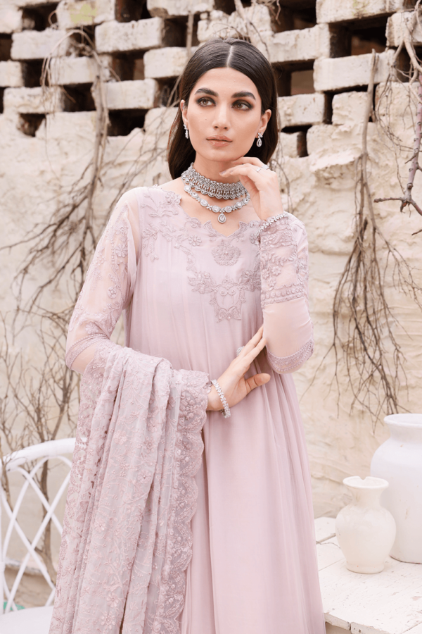 Iznik Ip-216 Embroidered Chiffon Ready To Wear