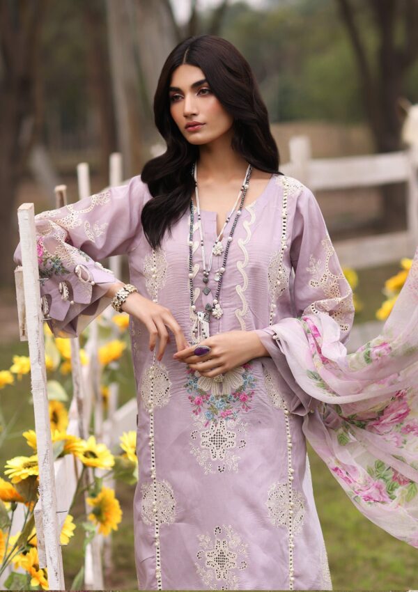 Kahf Festive Kfl24 8B Elaya Lawn Collection 24