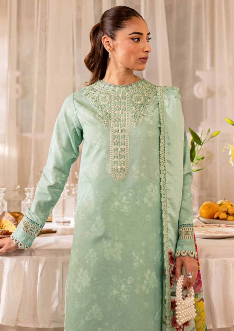 Farasha Seraya FS24 10 SAGE Lawn Collection 24