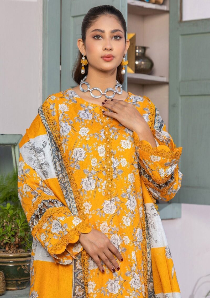 Humdum Rang E Noor Hrn 05 Lawn Collection