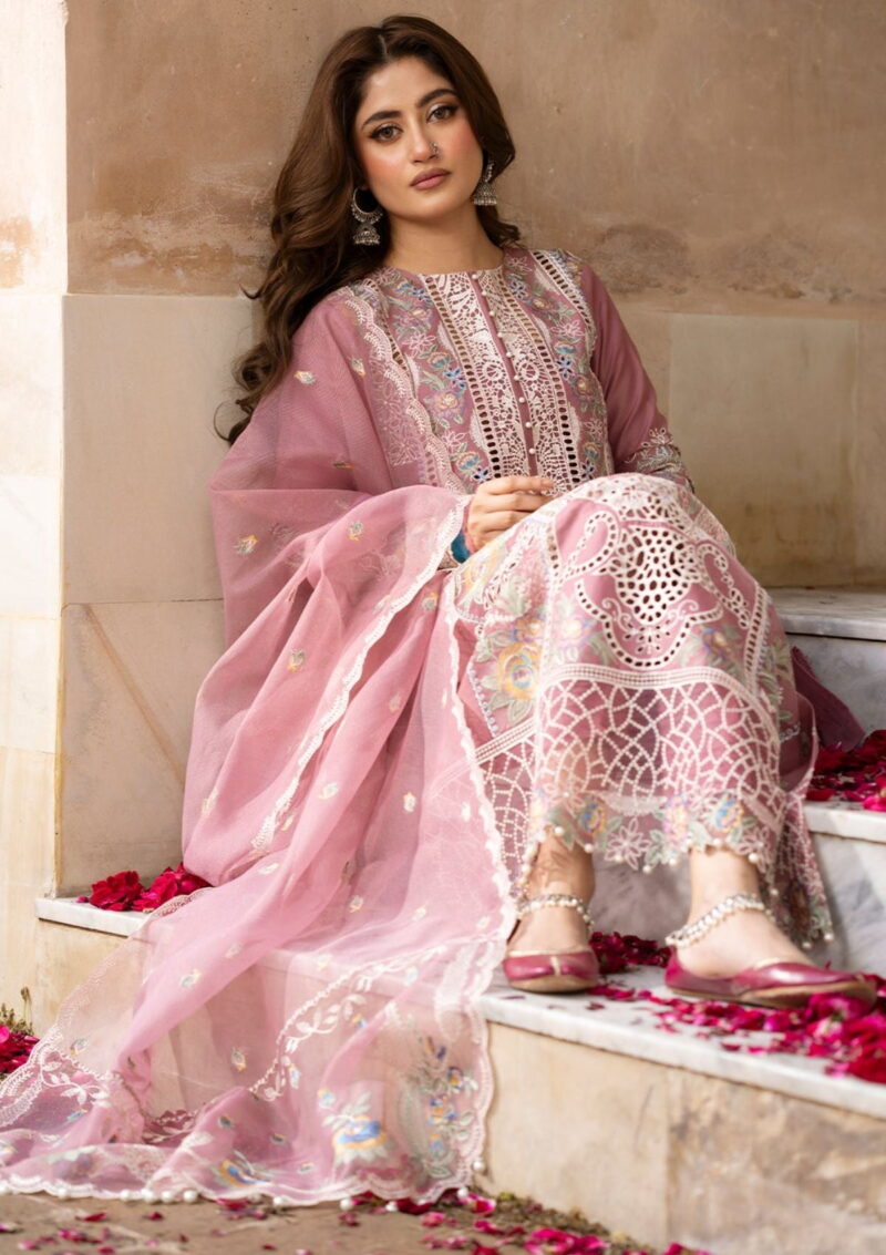 Bin Ilyas La Hira Bih 201 A Lawn Collection