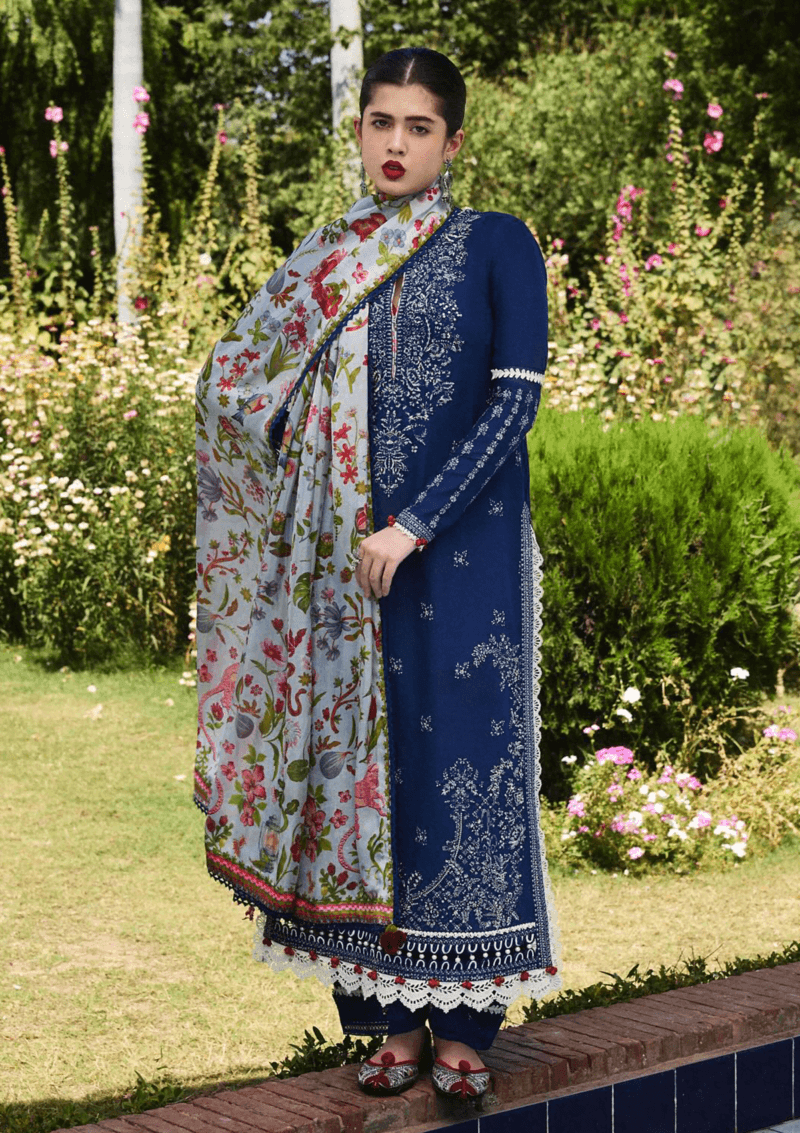 Hussain Rehar Ss 24 D 499 Rave Lawn Collection