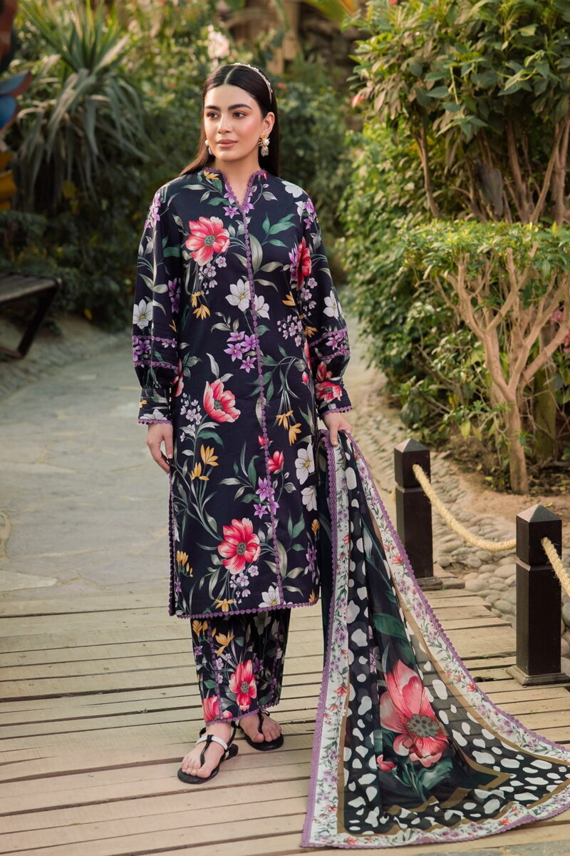 Alizeh Af-Pl-6015-Viola Sheen Printed Lawn Collection 2024