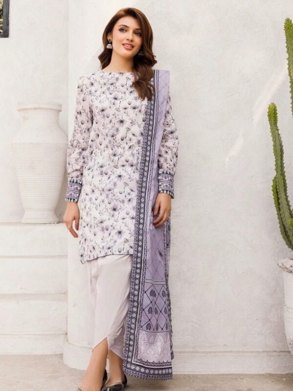 Motifz Digital 4543-Zara Printed Lawn 3pc Suit Collection 2024