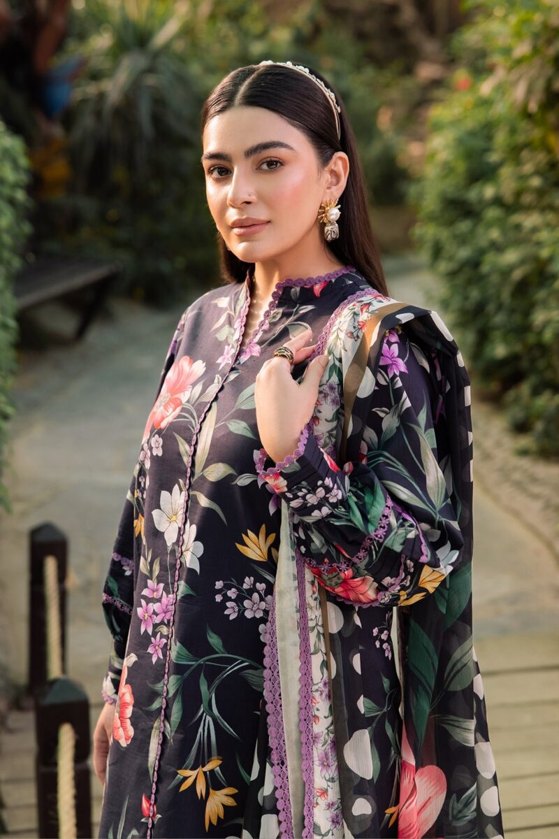 Alizeh Af-Pl-6015-Viola Sheen Printed Lawn Collection 2024