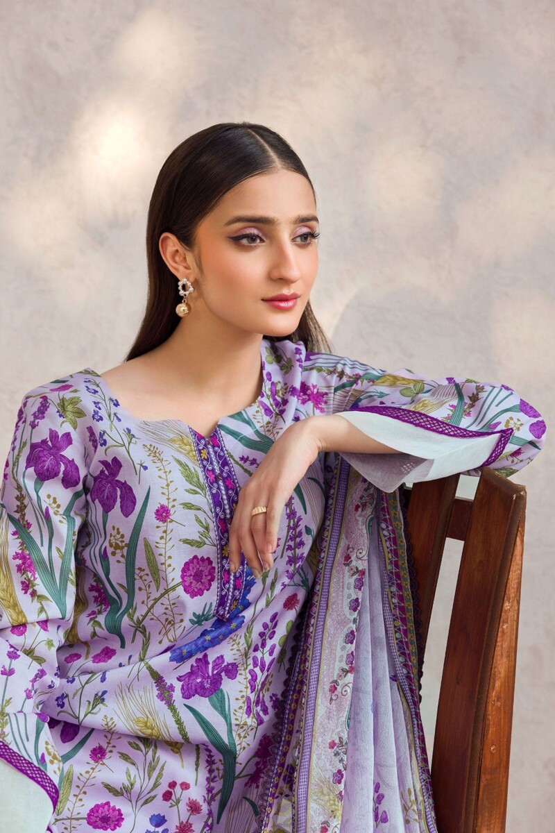 product Motifz Digital 4601-Faha Printed Lawn 3pc Suit Collection 2024