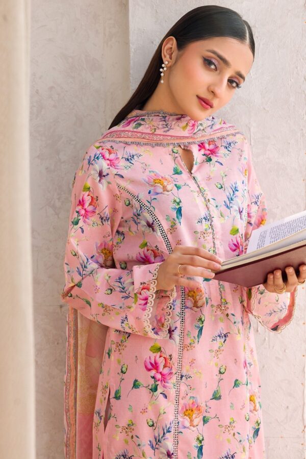 Motifz Digital 4610-Alya Printed Lawn 3pc Suit Collection 2024