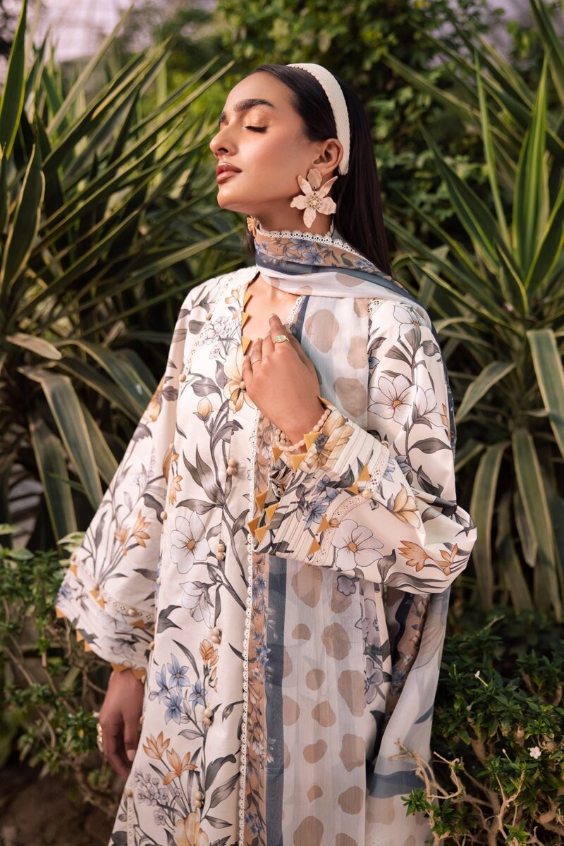 Alizeh Af-Pl-6016-Gardenia Sheen Printed Lawn Collection 2024