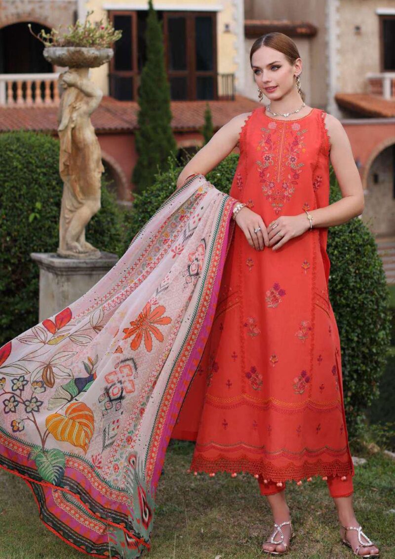 Noor By Saadia Asad Eid Luxe Printkari NL24 03 Lawn Collection 24