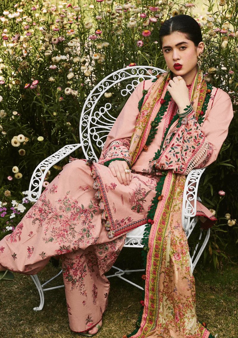 Hussain Rehar Ss 24 D 495 Fawn Lawn Collection