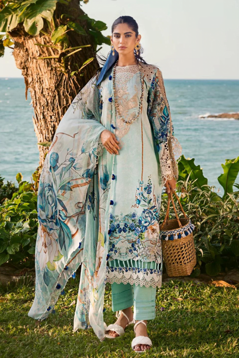 product Elaf Digital Printed Lawn Esl-07b Heaven S Mist 3 Piece Suit Cultural Outfit 2024