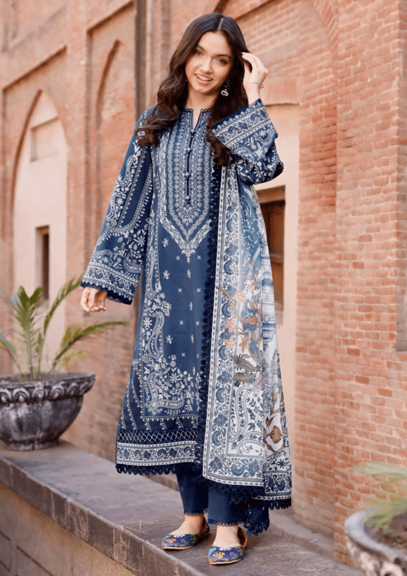 Asim Jofa Basic Prints 24 Ajbb 02 Lawn Collection