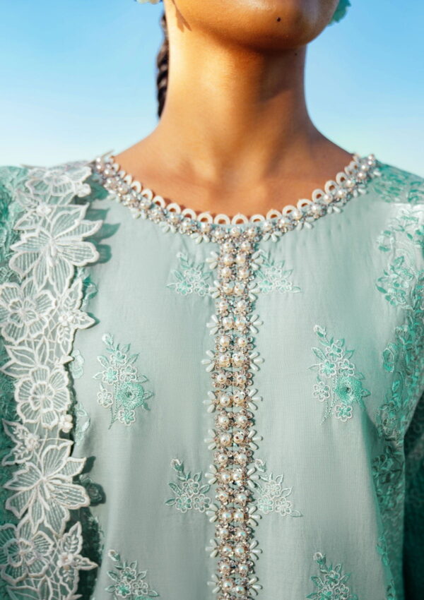 Sana Zubair Jewels of the Meadow SZ 01 AQUAMARINE Lawn Collection 24