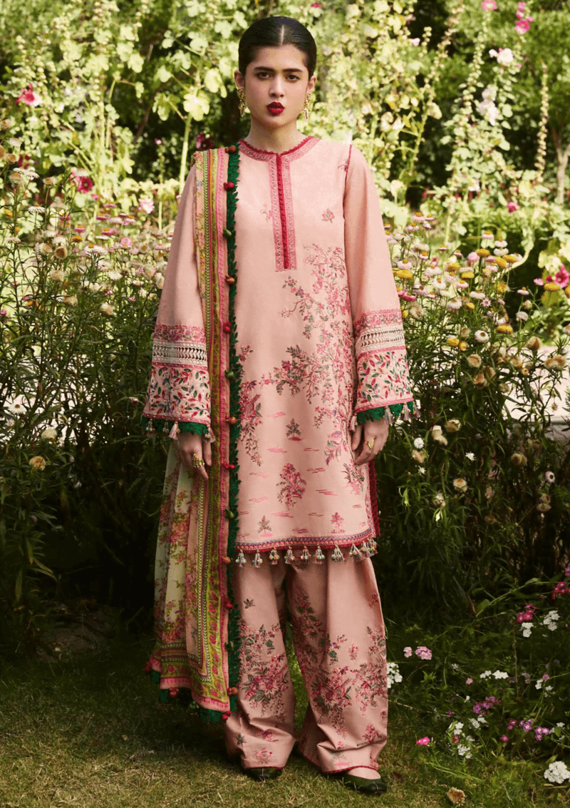 Hussain Rehar Ss 24 D 495 Fawn Lawn Collection