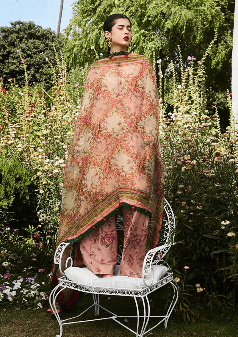 Hussain Rehar Ss 24 D 495 Fawn Lawn Collection