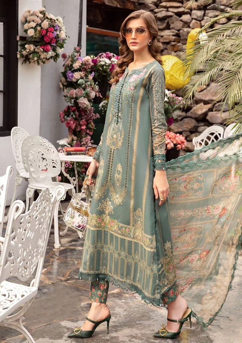 product Maria B M Prints Mm24-4 B Lawn Collection 24