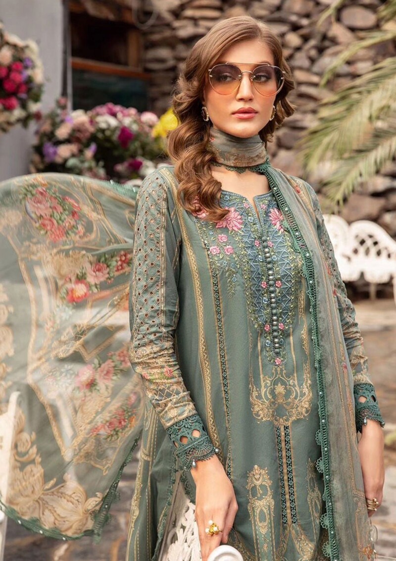 product Maria B M Prints Mm24-4 B Lawn Collection 24